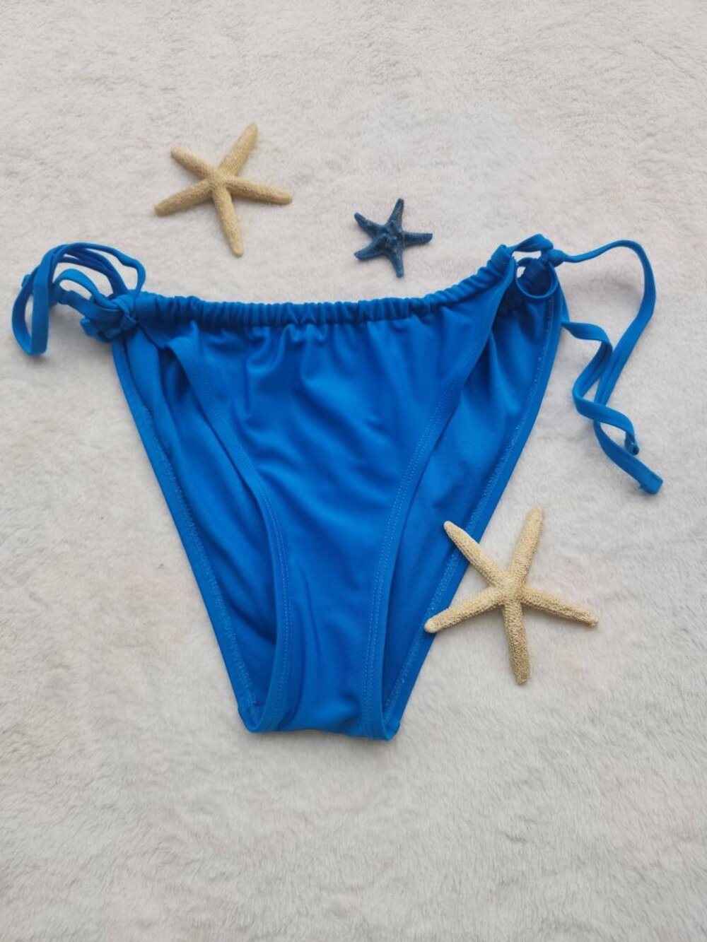L Women's Blue Bikini Bottom Bathing Suit Swimwear Beach Pool Sexy Swimming